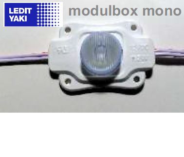 LED DE ILUMINACON PERIMETRAL  MODULBOX MONO WDL BLANCO 1.4 W IP66, TIRA DE 30 MODULOS Y 4 METROS